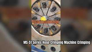MS-51-serie slangkrimpmachine: demonstratie van krimpbediening