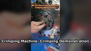 MS-51L Slangkrimpmachine: Krimpdemonstratie